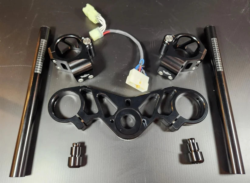 TOP TRIPLE TREE KIT ZX14 06-11 BLACK VTTKITZX14K6* – Hard Times Parts