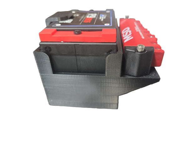 Battery box with msd relay mount