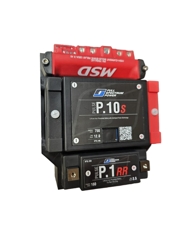 24v battery box with MSD relay mount