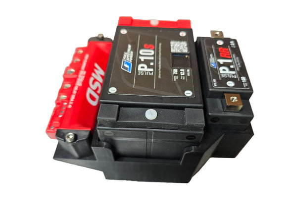 24v battery box with MSD relay mount