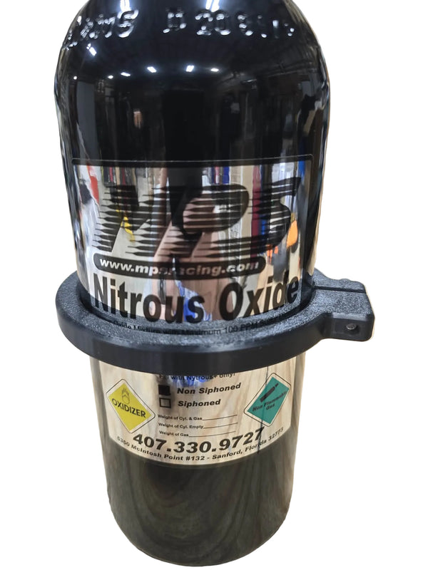 Bottle bracket safety clamp