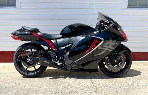 Brocks Penta-Carbon Full System 15" Muffler Suzuki Hayabusa (22-26) Polished