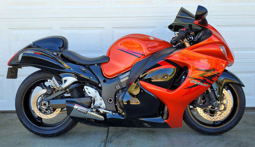 Brocks Penta-Carbon Full System 15" Muffler (Polished) Suzuki Hayabusa (99-20)