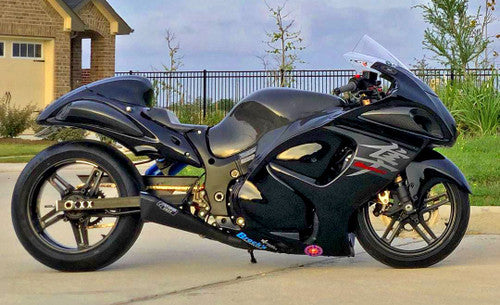 Brocks Penta-Carbon Full System 15" Muffler (Polished) Suzuki Hayabusa (99-20)