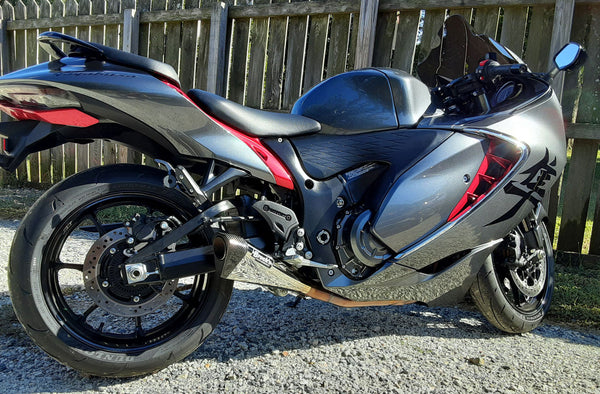 Brocks Penta-Carbon Full System 15" Muffler Suzuki Hayabusa (22-26) Polished