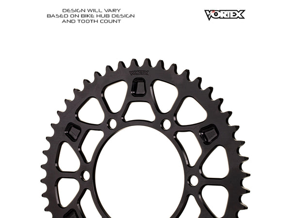 Vortex V4 Lightweight Rear Sprocket Black Machined
