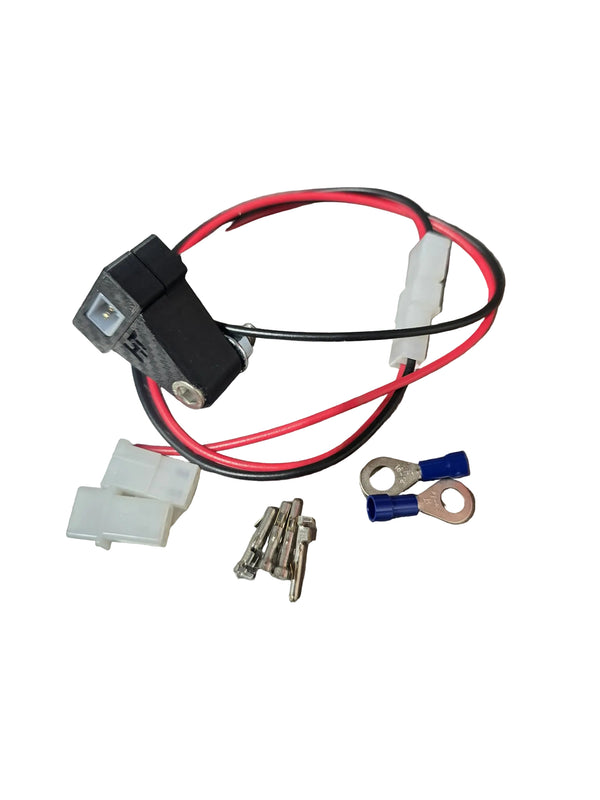 Battery charge quick connect kit with mount