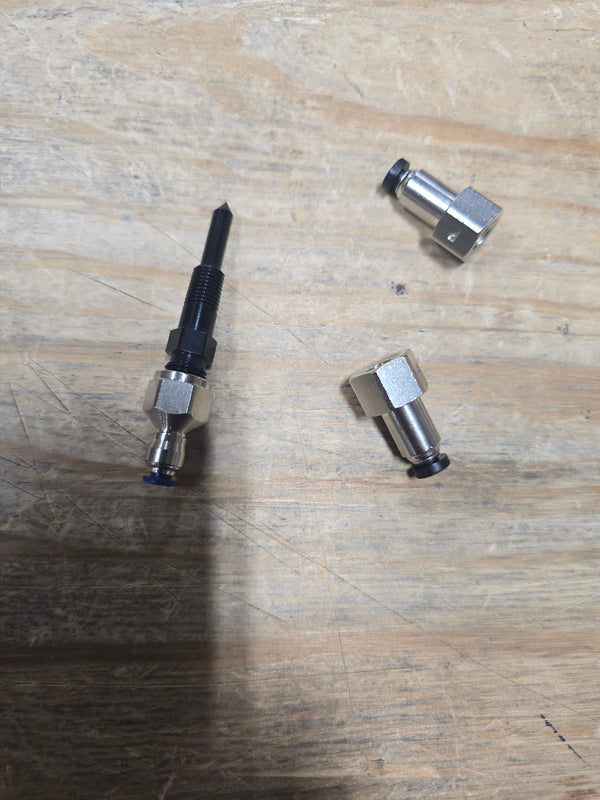 Nitrous nozzle to poly adaptor