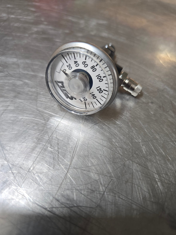 Air gauge swingarm assembly
