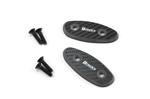 Mirror Block Off Plate Set Carbon Fiber Hayabusa (99-20) – Hard