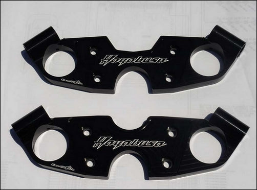 Exoticycle Triple Tree Clamp Black Hayabusa